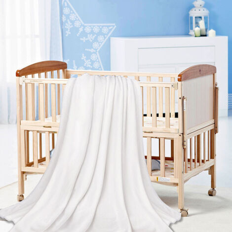 BEBUSINGOTO Couverture polaire en flanelle pour bébé 70 x 100 cm – Couverture de voyage en peluche douce et duveteuse pour lit d'enfant, couverture de voyage pour filles, garçons, tout-petits, chiots (1/5)