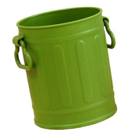 BEBUSINGOTO Pot à crayons en plastique de grande capacité, joli récipient de rangement pour crayons pour la maison, l'école et le bureau, vert (1/5)