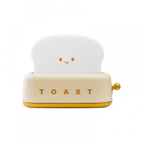BEBUSINGOTO Lampe de nuit pour grille-pain, lampe d'ambiance festive, lampe de chevet avec minuterie de sommeil (1 pièce) (1/5)