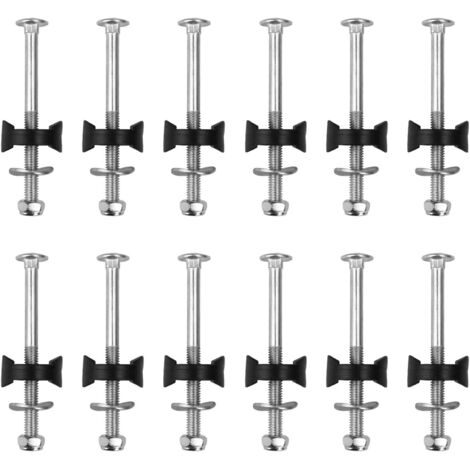 BEBUSINGOTO 12 Pièces Vis de Trampoline, Set de Vis de Trampoline pour Enfants, Accessoires Trampoline en Fer, Adapté au Trampoline