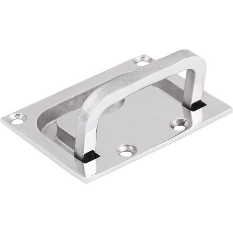 BEBUSINGOTO Poignée de Tirage Bateau de Trappe, Poignées de Levage pour Affleurement Poignée de Traction en Acier Inoxydable Casier de Trappe Affleurant de Bateau (1/5)