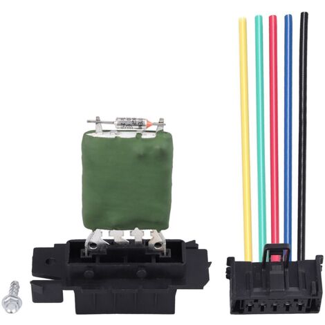 BEBUSINGOTO Résistance de ventilateur de moteur de ventilateur de chauffage – Compatible avec Fiat Doblo Relais de chauffage de voiture (1/4)