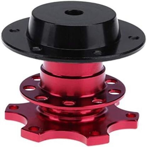 BEBUSINGOTO Adaptateur de moyeu de volant universel à dégagement rapide - Adaptateur moyeu de volant 6 trous Boss Kit (1/5)