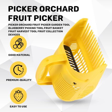 Cueilleur De Baies Avec Peigne Métallique, Outil De Cueillette De Baies