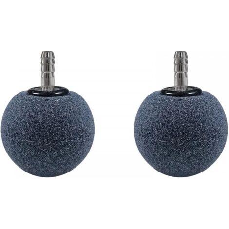 BEBUSINGOTO 2 Pièces Pierre a Air D'aquarium,Pierre a Bulles Nano pour Réservoir de Poissons Diamètre 4mm Tuyau d'air Étang Pompe D'aquarium Hydroponique (1/5)