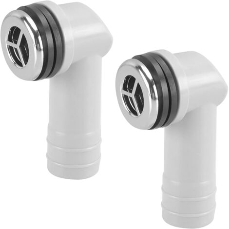 BEBUSINGOTO Qrity 2 Pièces Trop-Plein, Tête de Trop-Plein pour Lavabo de Cuisine 29 x 29MM Lavabo Trop-plein, Interface Ronde, Accessoires pour Évier de Cuisine (1/5)