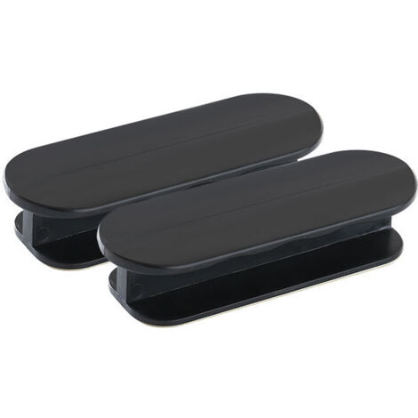 BEBUSINGOTO Lot de 2 poignées de porte de balcon, poignées de porte, poignées de porte, poignées de placard, poignée de porte, porte de balcon, extérieur en plastique, poignée de meuble en verre, noi (1/4)