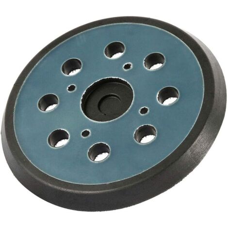 BEBUSINGOTO 1 Pièces 123mm Tampon de Ponceuse de Remplacement Orbitale à Crochet et Boucle à 8 Trous Plateau de Ponçage,pour meuleuses (Bleu) (1/5)