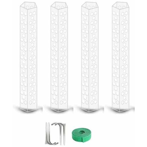 BEBUSINGOTO 4 Pièces mousse empilables pour plantes Monstera, plantes d'intérieur, croissance et escala- Bâtons support pour sphaigne pour parents, amis, voisins, amateurs jardin (1/5)