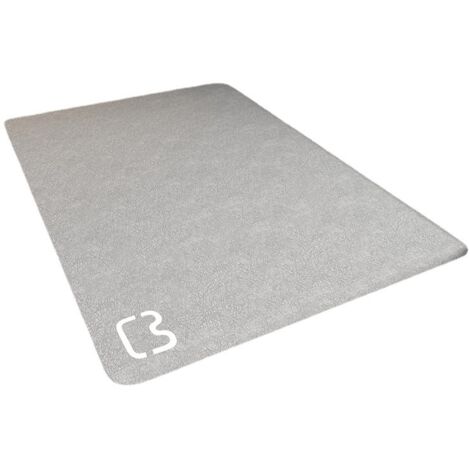 BEBUSINGOTO 60x40 Tapis de Bain Antidérapant Super Absorbant Diatomite Tapis Salle de Bain Microfibre Tapis de Baignoire Tapis de Douche Doux Séchage Rapide (gris) (1/5)