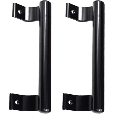BEBUSINGOTO 2 pièces 205mm alliage d'aluminium poignée de porte coulissante balcon poignée de porte en verre armoire de salle de bain poignée de porte entrepôt poignée de porte poignée en métal moder (1/5)