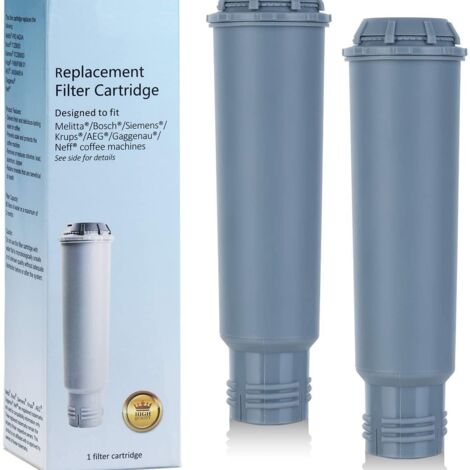 BEBUSINGOTO Lot De 2 Cartouche filtrante à eau pour machine à café Krups Claris F088, cartouche filtrante pour machine à café (1/5)