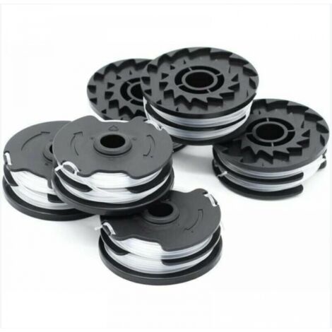 BEBUSINGOTO Paquet de 6 bobines de rechange pour tondeuses à gazon LIDL Parkside PRTA 20-Li A1, B2, C3, PRT 550 A1, A3, PRT 300 A1 (1/5)