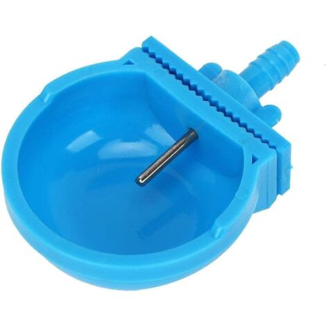BEBUSINGOTO 10 PCS Automatique Abreuvoir Animal Tasse Abreuvoir, Bol D'alimentation en Eau Ferme Cage Accessoires Fournitures pour Rongeur Animal (Bleu) (1/5)