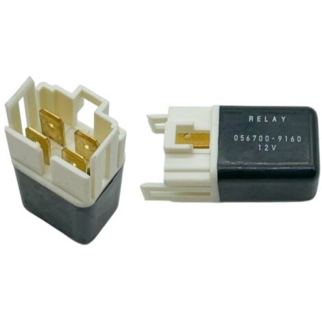 BEBUSINGOTO Relais de phare de ventilateur de climatisation de voiture d'excavatrice 12 V 4 broches 2 pièce(12V) (1/4)