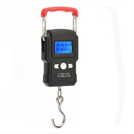 BEBUSINGOTO Balance A Crochet Suspendue, Double Precision, Retroeclairage De L'Ecran Lcd, 50Kg / 5G (1/5)