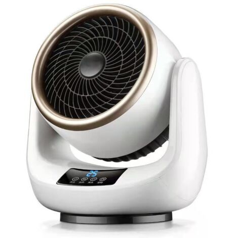 BEBUSINGOTO Radiateur électrique d'appoint avec télécommande, protection sûre contre la surchauffe et le basculement, radiateur personnel silencieux, chauffage rapide avec 3 réglages de chaleur pour (1/5)