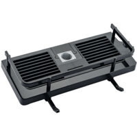 BEBUSINGOTO Étagère Douche Porte Savon Douche Salle De Bain Rangement Douche sans Percage avec Porte Savon Douche, Crochets et Porte Serviette Aluminium Murale Antirouille Auto-adhésif Support Noir