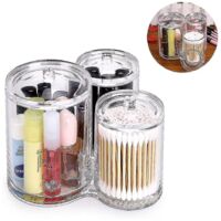 BEBUSINGOTO Boîte de rangement pour maquillage, crayon à sourcils, tube de rangement pour stylo de maquillage