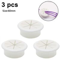 BEBUSINGOTO 3 Pcs Desk Cord Grommets Wire Cable Hole Cover for Office PC Desk Cable Cord Cover