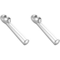 BEBUSINGOTO Cuillere a Glace,Cuillère à Glace,Cuillere Glace Boule,Boulier a Glace,Cuillere a Glace Professionnelle en Aluminium,Facile à Nettoyer,Cuillères Pour Glaces/Pâte à Biscuits/Sorbet/Amande(