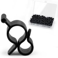 BEBUSINGOTO 20 PièCes Crochet Auvent, Crochet Auvent Accessoires Auvent RV Facile a Installer, Crochet D'auvent de Camping Car pour Intérieures Extérieures Camping Car Caravane Tente de Noël Fournitu
