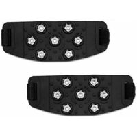 BEBUSINGOTO 2 Paire Crampon Antidérapent, Crampons pour Chaussures, Crampons de Traction pour la Glace et la Neige