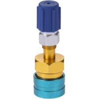 BEBUSINGOTO R1234YF vers R134A Coupleur rapide côté bas R1234YF R1234YF, adaptateur de tuyau R12 vers R134A pour climatisation de voiture AC