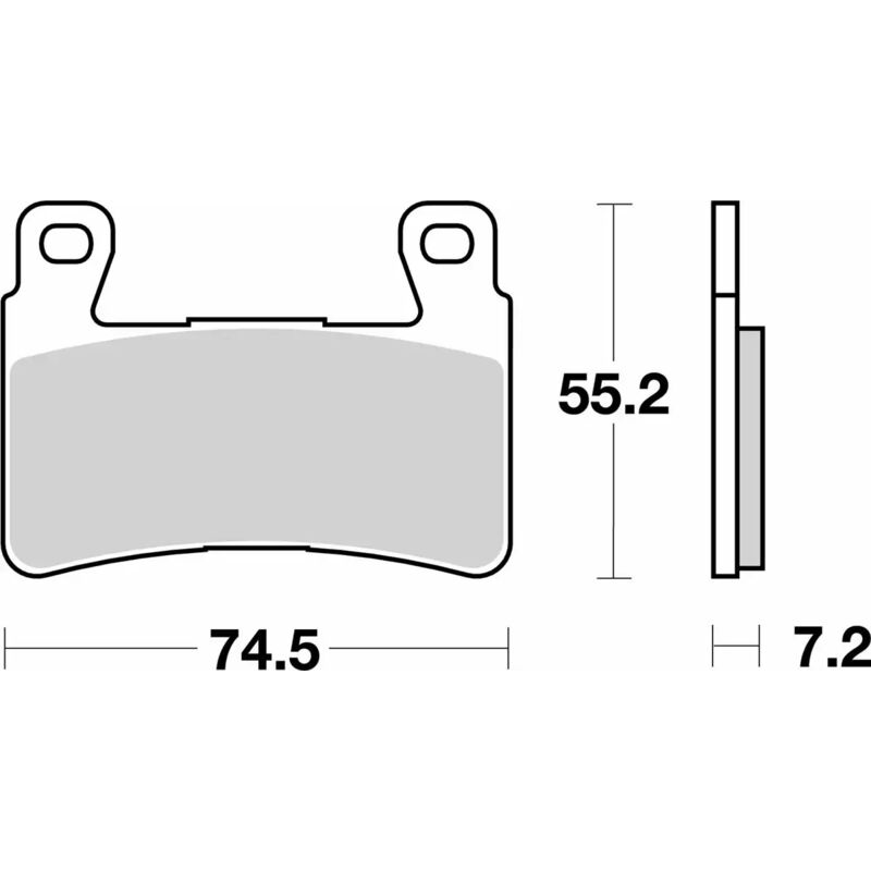 Plaquettes De Frein Avant SBS 501 HF Pour Honda CB 350 Four 1973-1976 - Neuf Avec étiquette