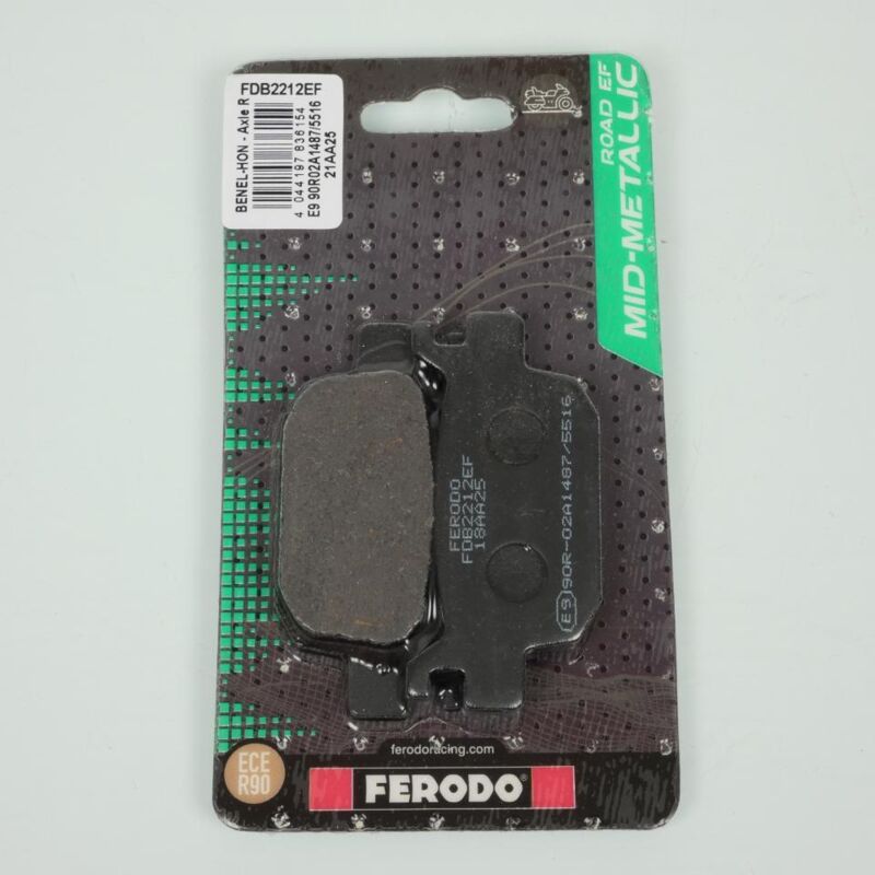 Plaquettes De Frein Avant FERODO Pour Honda FJS 400 Silverwing 2006-2008 - Semi-métal - Homologation R90