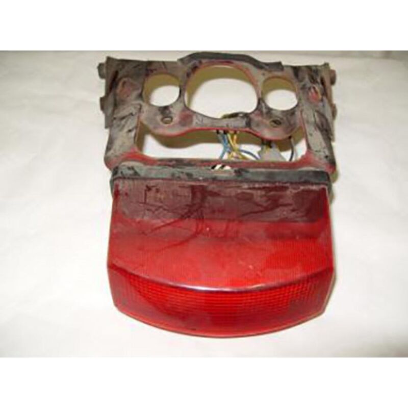 Feu Arrière Neuf Moto Yamaha 500 XT 1978-1989 - Cabochon Rouge Chromé 6V