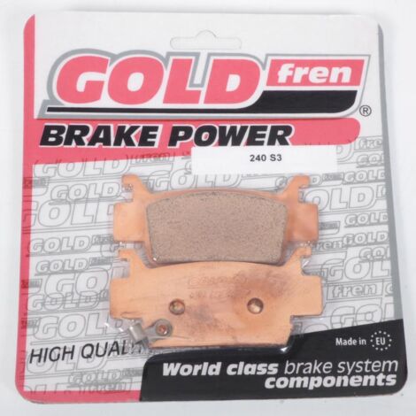 Plaquette de frein Gold Fren pour Quad Honda 680 TRX FA 2006 à (1/3)