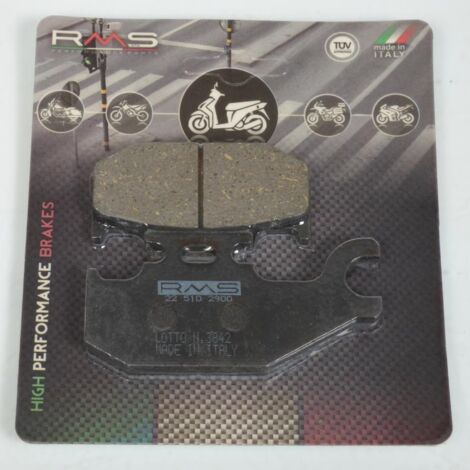 Plaquette de frein RMS pour Quad Suzuki 450 Kingquad 2007 à 2010 (1/2)