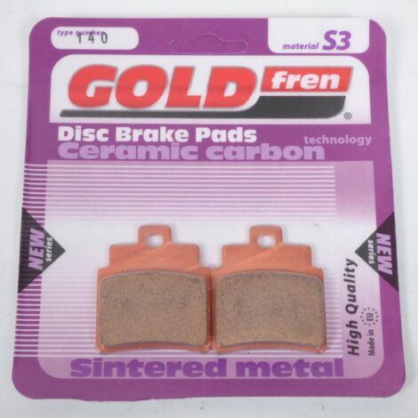 Plaquette de frein Gold Fren pour Quad Kymco 250 KXR 2003 à 2007 (1/2)