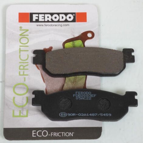 Plaquette de frein Ferodo pour Moto Yamaha 125 TW 1998 à 2005 AV (1/4)