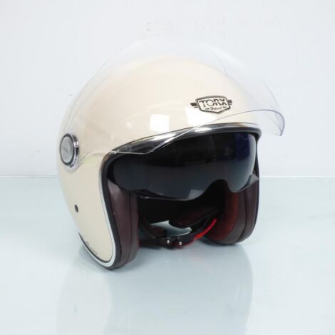 Casque jet Torx pour Deux Roues Torx Taille XS Salt Lake Cream