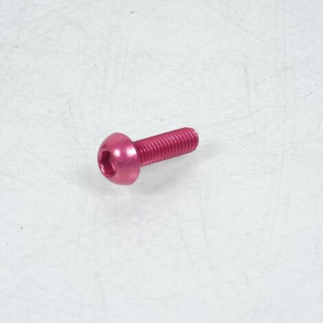 Vis Dôme BTR 5mm M6 pas 100 20mm annodisé Rouge 3AS Racing pour (1/2)