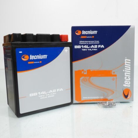 Batterie SLA Tecnium pour Moto Honda 700 VF 1984 à 1985 YB14L-A2 (1/2)