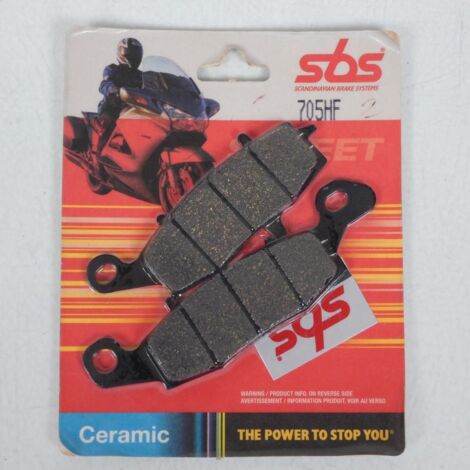 Plaquette de frein SBS pour Moto Suzuki 800 DR S 1996 à 1999 AV (1/2)