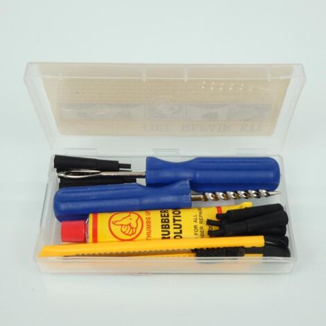 Outil kit dépannage réparation crevaison pneu tubeless Sifam pour (1/4)