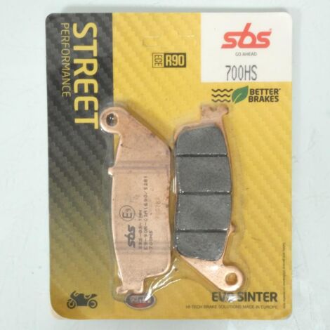 Plaquette de frein SBS pour moto Honda 500 CBF 2013 à 2021 700HS (1/2)