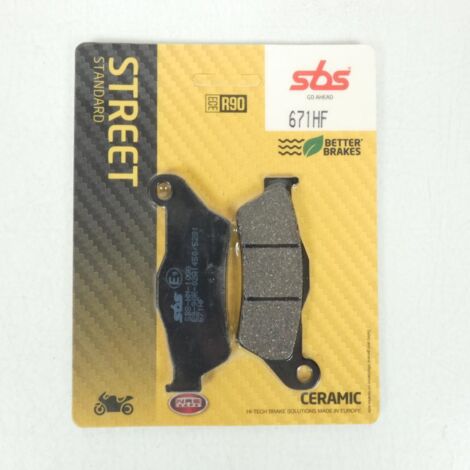 Plaquette de frein SBS pour Moto TM 100 MX 2014 à 2015 AV Neuf (1/2)