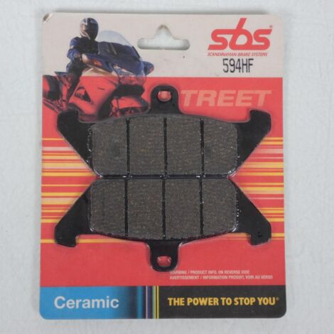 Plaquette de frein SBS pour Moto Cagiva 650 Elefant 1986 à 1987 (1/2)