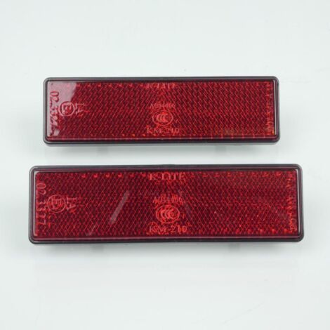 Catadioptre réflecteur homologué RMS rouge à visser 94x27mm pour (1/3)