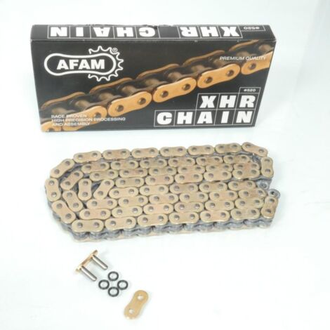 Chaîne de transmission Afam pour moto A520XHR2-G 114L Neuf (1/3)