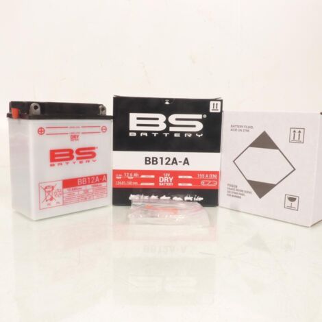 Batterie Moto YB12A-A Pour HONDA CB350F K4 (1974-1979) – Modèle Générique Neuf