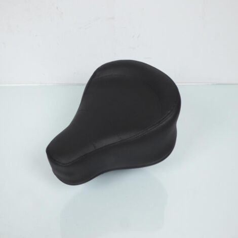 Selle confort pouff noir pilote pour mobylette Peugeot 103 (1/5)