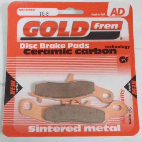 Plaquette de frein Gold Fren pour Moto Kawasaki 80 KX 1997 à 2000