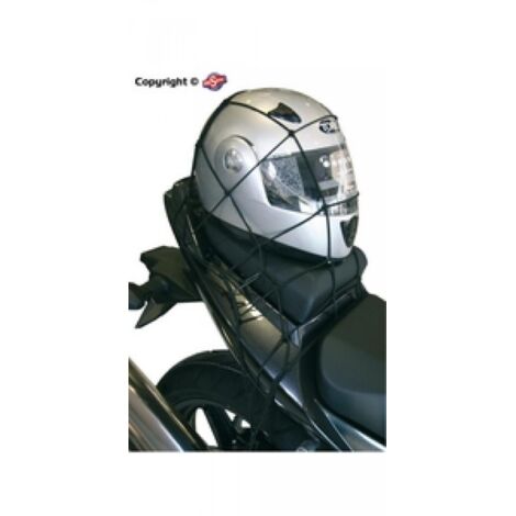 Filet à casque noir bagage accessoire Mad pour moto scooter quad (1/2)