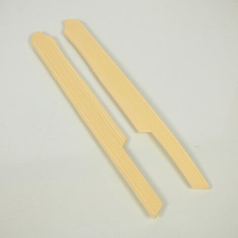 Protection longeron de marche pied beige pour mobylette MBK 51 (1/3)